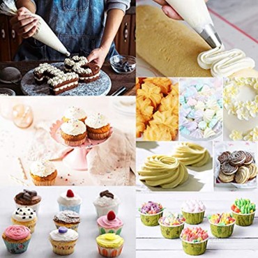 400 Pcs Piping Bags Disposable 12 inch Pastry Icing Bag for Cake Cream Frosting and Cookie Decorating