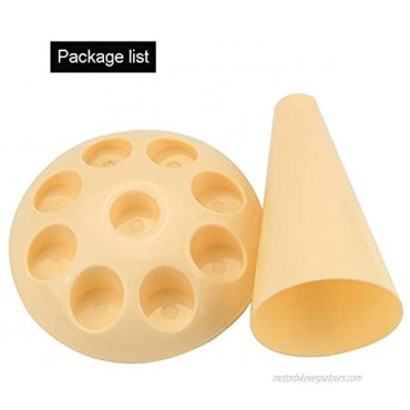 Hooshion Pastry Bag Holder Stand Icing Bag Holder with 8 Icing Tips Holder Slots for Baking Accessories