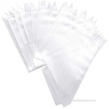 OFNMY 100pcs 16 Inch Large Disposable Pastry Piping Bag Extra Thick Icing Piping Bag for Frosting Cookies Cake Decorating Bags