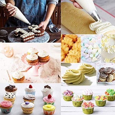 Piping Bag for Cake 100pcs Disposable Pastry Bags Icing Piping Bag for Cake Cookies Good for decorating cakes