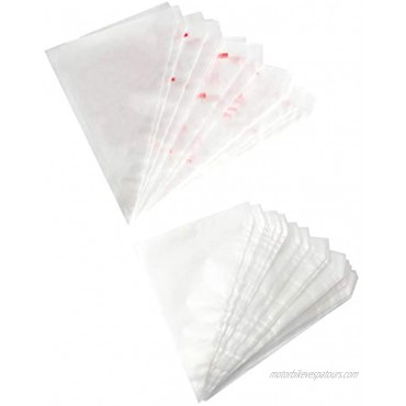 SBYURE 200 Pcs Disposable Cream Pastry Bag Cake Icing Piping Decorating Tool Cupcake Decorating Bags for Baking Supplies,Cupcakes,DIY Cake Decoration Supplies,2 Size