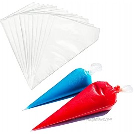 Tipless Piping Bags Disposable,100Pcs 12Inch Small Frosting Pastry Bags for Royal Icing and Cake Decorating,Thick,Non-slip for all Size Tips and Couplers,Cakance