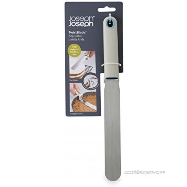 Joseph Joseph TwistBlade Adjustable Icing Spatula Palette Knife Dual-Purpose Off-White
