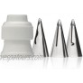 Ateco 4 Piece Ruffle Decorating Tube Set Includes Stainless Steel Tips: 030 040 070 & One Standard Coupler