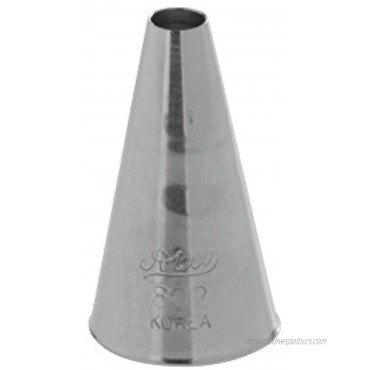 Ateco #802 SS Plain Pastry Decorating Tip 1 4 inch