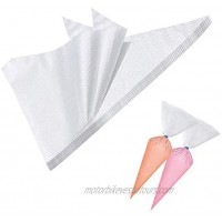 OUOUPS 12 Inch Disposable Pastry Bags，100PCS Icing Piping Bags，Thickened Cake Decorating Bags，Cupcake Decorating Bag