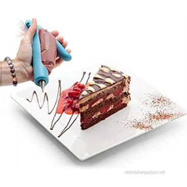 Pastry Icing Piping Bag Nozzle Tips Cake Decorating Pen,DIY Fondant Cake Sugar Craft Nozzles Icing Bag with Piping Dispenser Nozzles