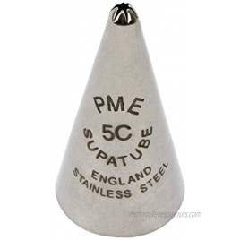 PME Seamless Stainless Steel Small Closed Star Supatube Decorating Tip no. 5C