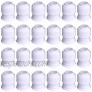 Teemico 24 Pack Plastic Standard Couplers Cake Decorating Coupler Pipe Tip Coupler for Icing Nozzles