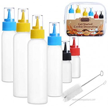 Writer Bottles Cake Decorating Squeeze Bottles 2 each1 2 and 4 ounce Cookie Cutter Food Coloring and Royal Icing Supplies