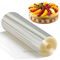 Cake Collars 8 x 394 Acetate Roll Clear Cake Strips for Chocolate Mousse Baking Cake Decorating