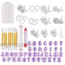 Fondant Tools Fondant Cake Sugarcraft Alphabet Letters Cutters Cake Decorating Tools Cutters Icing Modelling Tool Kit Rolling Pin Smoother Embosser Mould Tools,Scissors