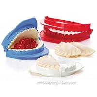 Prepworks Set of 3 Multifunctional Dough Press Teal White and Red