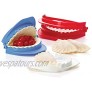 Prepworks Set of 3 Multifunctional Dough Press Teal White and Red