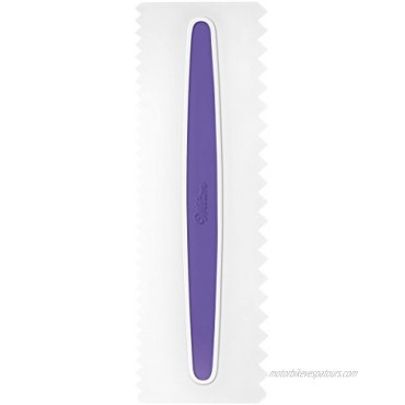 Wilton Icing Smoother Comb Set-3 Piece White Purple