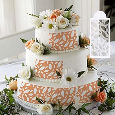 10Pcs Cake Stencils,Cake Decorating Stencils Mold Cake Templates Baking Stencils Cookie Stencil Floral Cake Stencils Cake Lace Decoration Cake Spray Mold Decorating Templates For Birthday Wedding Cake