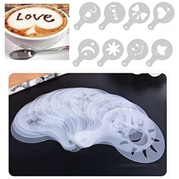 Cookie Stencil Cake Decoration Stencils Latte Art Tools DIY Templates Print Stencils Reusable Baking Tool for Cupcake Cookies Bread 16 Pcs