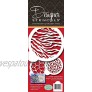 Designer Stencils Cookie Stencil Animal Skins 4-Inch Beige Semi-Transparent