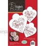 Designer Stencils Love Be Mine Forever Hearts Cookie Stencil Set