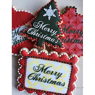 Merry Christmas Cookie and Craft Stencil by Designer Stencils