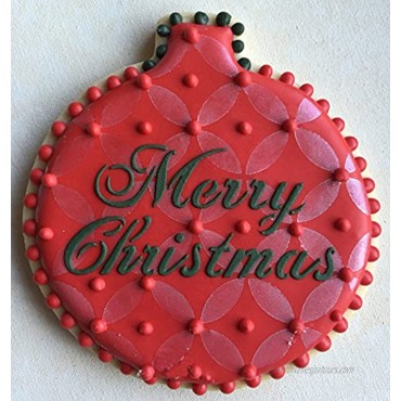 Merry Christmas Cookie and Craft Stencil by Designer Stencils