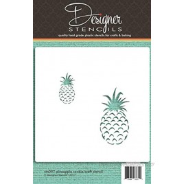 Pineapple Cookie and Craft Stencil CM097 by Designer Stencils