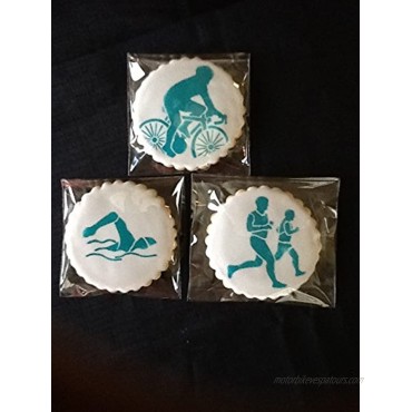 Triathlon Cookie Stencil Set by Designer Stencils