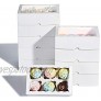 48 Pack Cupcake Boxes with Inserts Hold 6 Standard Cupcakes,Premium White Bakery Boxes with Window,Cupcake Containers,Muffin boxes,Cookies boxes,Cupcake Boxes 6 Count