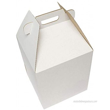 SpecialT | Disposable Cake Carrier Tall Cake Caddy 2 or 3 Layer Cake Carrier 12 Inch Tall 10x10 Cake Box 10-Pack