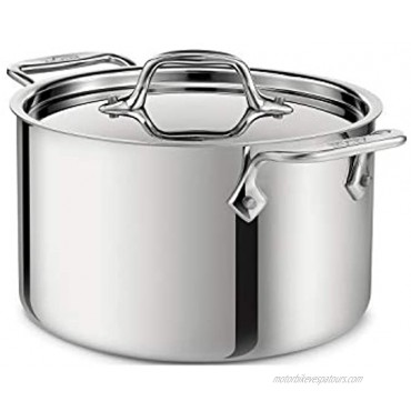 All-Clad 4303 Stainless Steel Tri-Ply Bonded Dishwasher Safe Casserole with Lid Cookware 3-Quart Silver