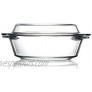 Clear Small Glass Casserole Dish With Glass Lid Glass Microwave Bowls with Lids Glass Microwavable Bowls 0.65L