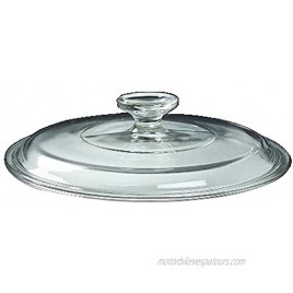 Corning Ware Pyrex Clear Round Glass Lid Clear 8 3 8 Dia G-1-C