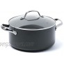 GreenPan Venice Pro 24cm 5.1L Nonstick Casserole with Lid 100% ToxinFree Healthy Ceramic Metal Utensil Induction Dishwasher OvenSafe Grey