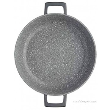 Master Class Cast Aluminium Induction-Safe Non-Stick Casserole Dish 4 L 7 pts -Black