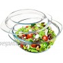 NUTRIUPS Casserole Dish- Glass Casserole Dishes For The Oven Glass Baking Dish With Lid