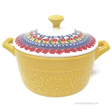 Pioneer Woman Mini Casserole with Lid 14.4 of Yellow