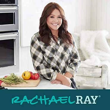 Rachael Ray Expandable Lasagna Lugger 16.5” X 10.5” X 6.8” Sea Salt Plaid
