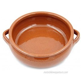 Traditional Portuguese Vintage Clay Terracotta Cooking Pot Cazuela