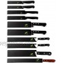 EVERPRIDE Chef Knife Sheath Set 10-Piece Set Universal Blade Edge Cover Guards for Chef’s and Kitchen Knives – Durable BPA-Free Felt Lined Sturdy ABS Plastic – Knives Not Included