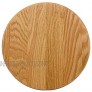 12 inch Wood Solid Oak Lazy Susan Round