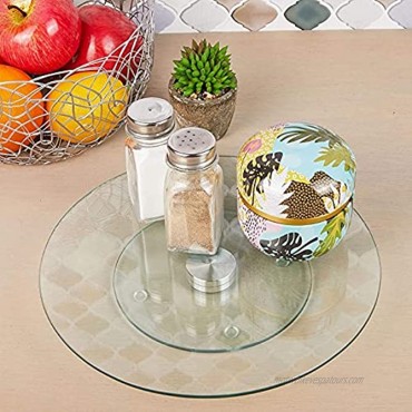 Cabinet Organizer Glass Turntable for Kitchen Counters 10 Inches