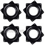 Dailydanny 4 PCs Heavy Duty Square Lazy Susan Turntable Bearings Rotating Bearing Plate 3 inch Black