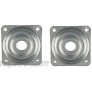Kasteco 2 Pack Square Lazy Susan Turntable Bearing 5 16 Thick & 44 LB Capacity 2 Inches