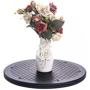 Keador Rotating Swivel 2 Pack 12'' Rotating Swivel Stand with Steel Ball Bearings Rotating Swivel Turntable Lazy Susan for Potted Plants Art and Various Utility Uses