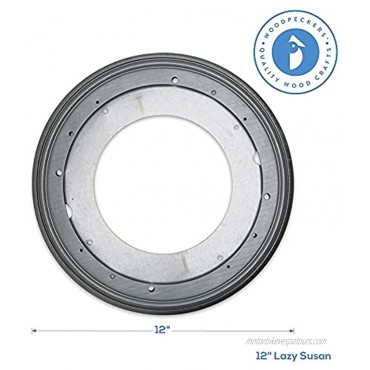 Woodpeckers Lzy-12-1 Lazy Susan 12 1000 lb. Load Capacity Hardware 5 16 Thick Turntable Bearings