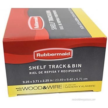 Rubbermaid Pantry Organization Shelf Track and Bin