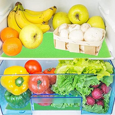 8 Pcs Fruit and Veggie Life Extender Liner,12 x 15 Inch Foam Refrigerator Shelf Liners,Food Life Extender Mats for Fridge Refrigerator Shelves,Drawers