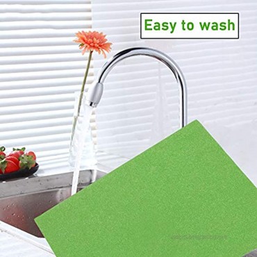 8 Pieces Fruit and Veggie Life Extender Liner,15 x 12 Inch Refrigerator Shelf Liners,Produce Saver Washable Life Extender Foam Mats for Fridge Refrigerator Drawers