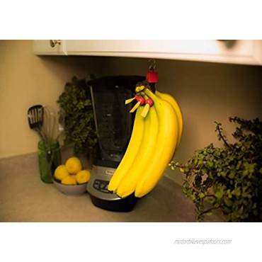 Banana Bungee Hanger Practical Stand and Rack Alternative Under Cabinet Hook Holds Single or Bunch Made in USA