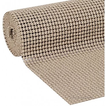 Duck Non-Adhesive Shelf Liner Select Grip EasyLiner 20-Inch x 6-feet Brownstone